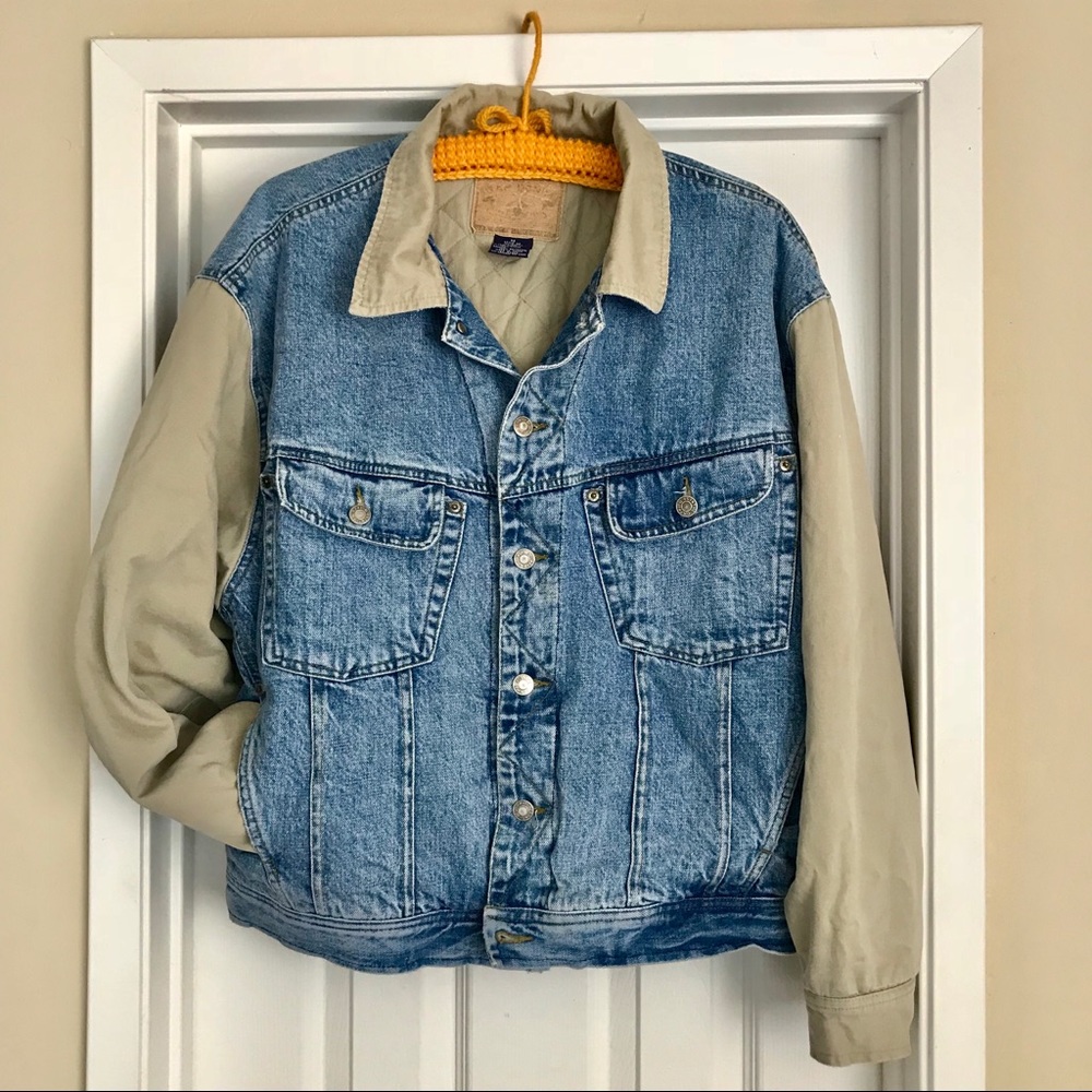 90s vintage oversized men’s gap denim jacket